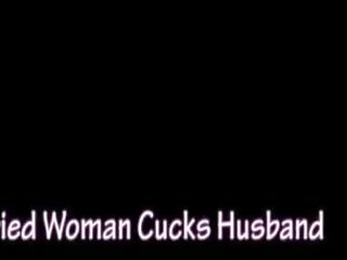 Getrouwd vrouw cucks echtgenoot aanhangwagen